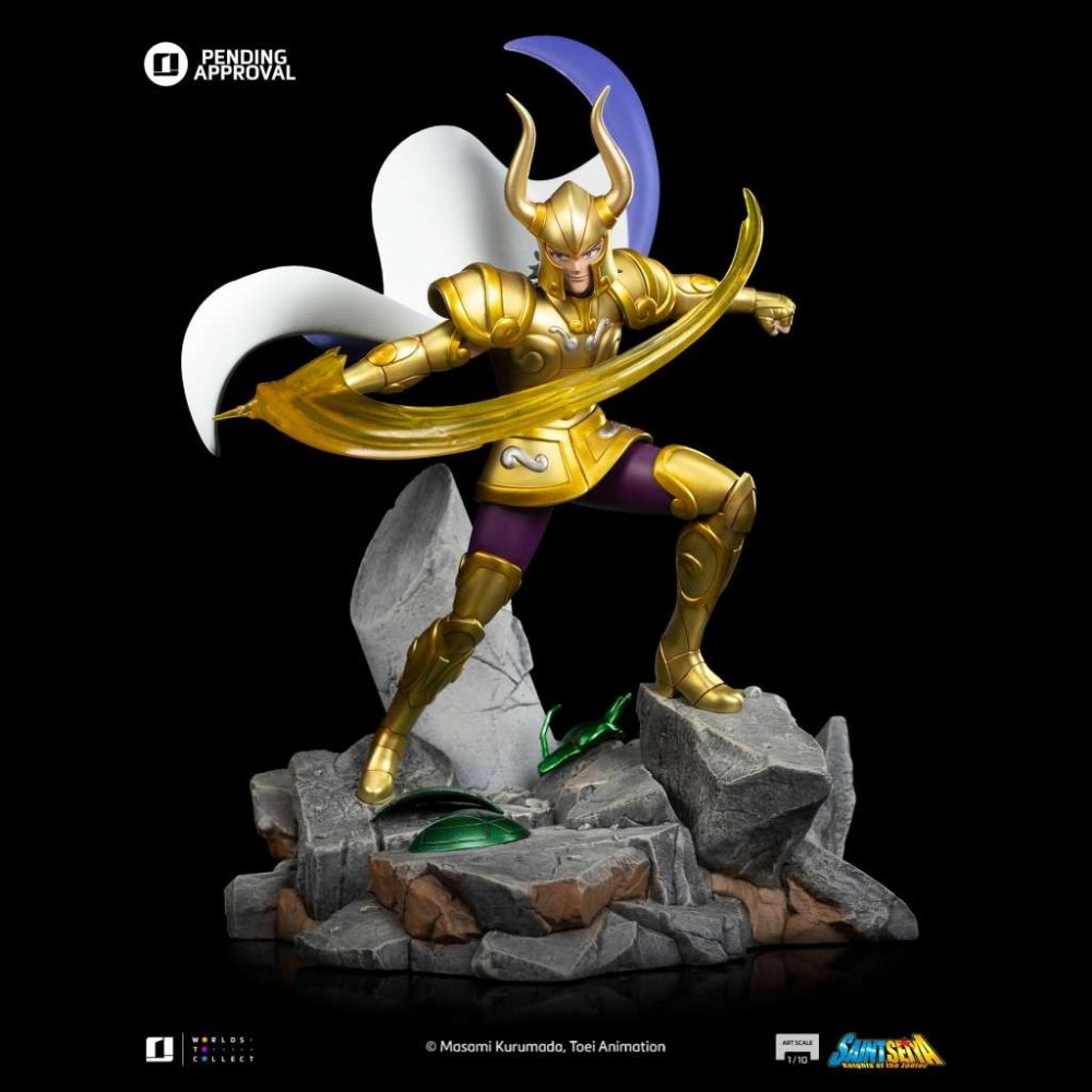 IRON STUDIOS SAINT SEIYA CAPRICORN SHURA ART SCALE 1/10 STATUE RESIN FIGURE