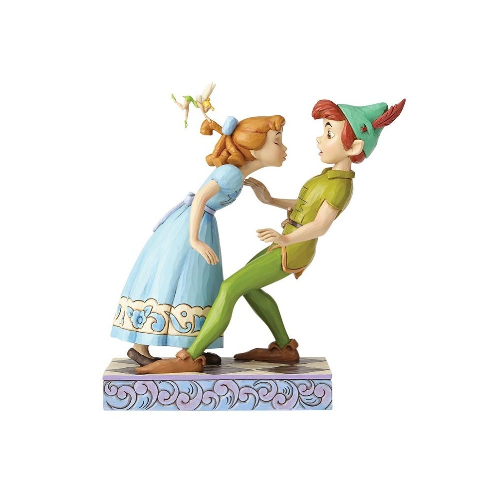 DISNEY TRADITIONS PETER PAN WENDY TRILLI STATUA RESIN FIGURE ENESCO