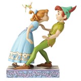 DISNEY TRADITIONS PETER PAN WENDY TRILLI STATUA RESIN FIGURE ENESCO