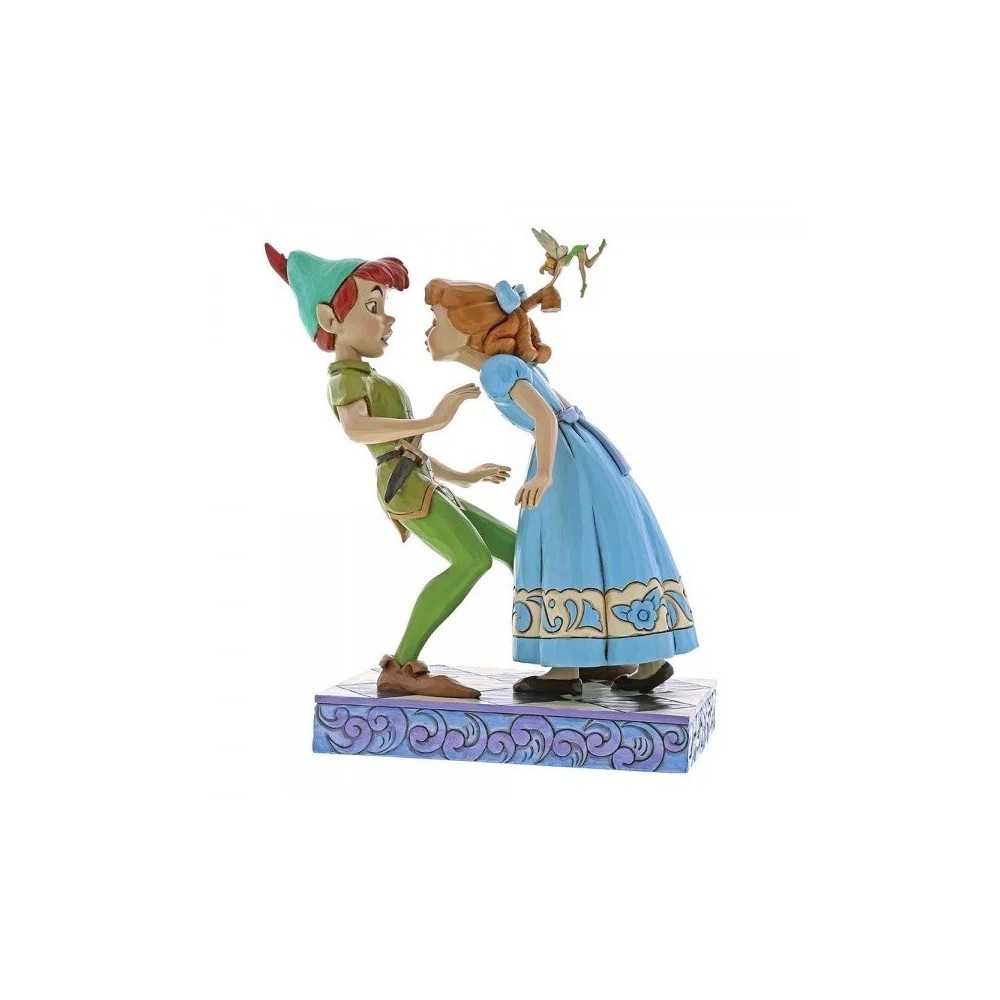DISNEY TRADITIONS PETER PAN WENDY TRILLI STATUA RESIN FIGURE ENESCO