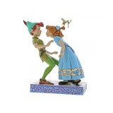 ENESCO DISNEY TRADITIONS PETER PAN WENDY TINKER BELL STATUE RESIN FIGURE