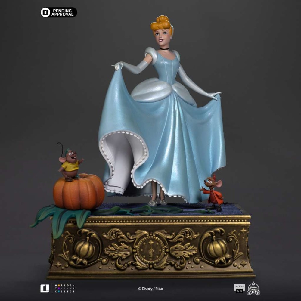 DISNEY CLASSICS CENERENTOLA CINDERELLA ART SCALE 1/10 STATUA FIGURE IRON STUDIOS