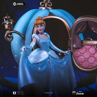 DISNEY CLASSICS CENERENTOLA CINDERELLA ART SCALE DELUXE 1/10 STATUA FIGURE IRON STUDIOS