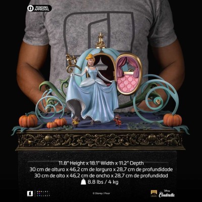 IRON STUDIOS DISNEY CLASSICS CINDERELLA ART SCALE DELUXE 1/10 STATUE RESIN FIGURE