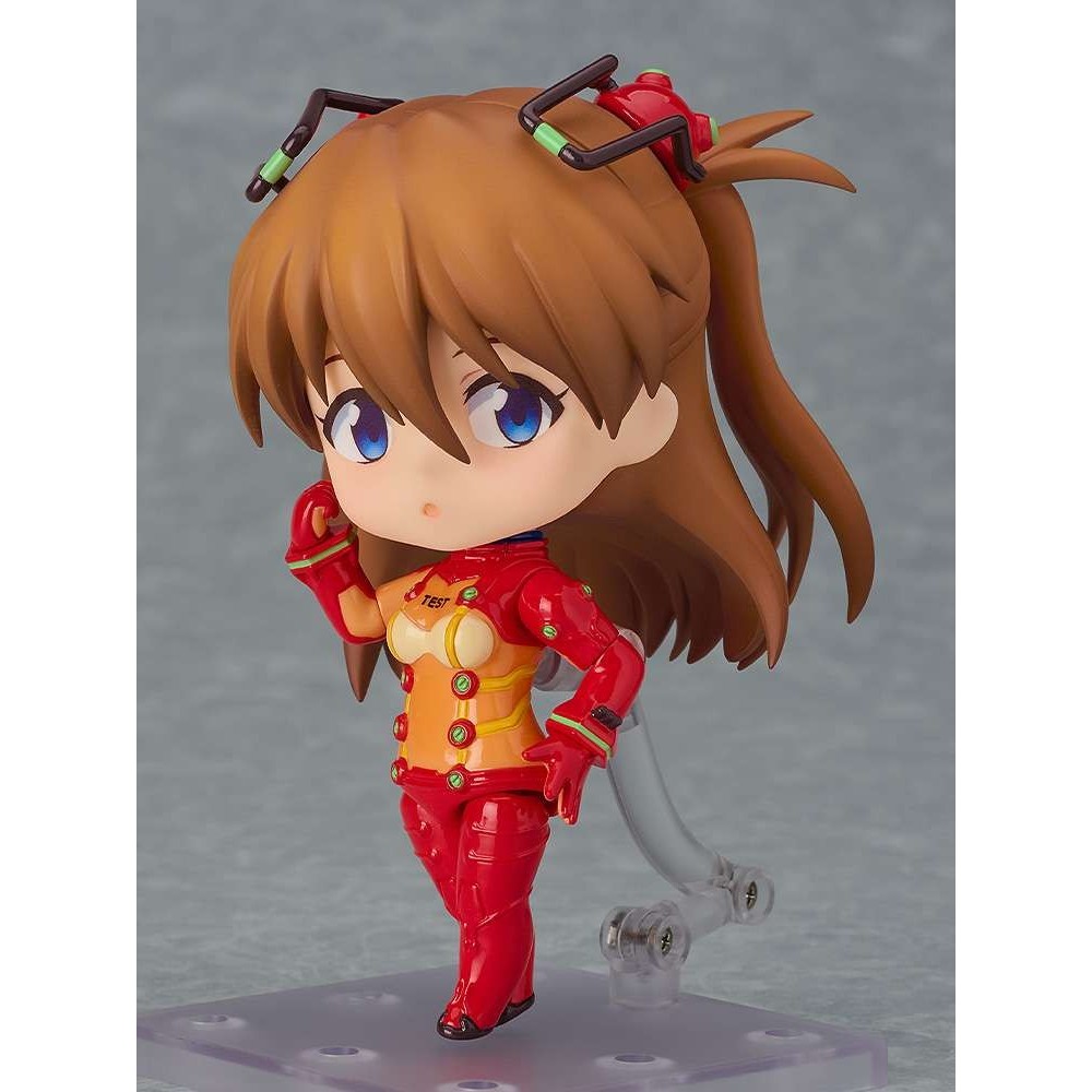 GOOD SMILE COMPANY EVANGELION 2.0 ASUKA LANGLEY PLUGSUIT NENDOROID PVC ACTION FIGURE