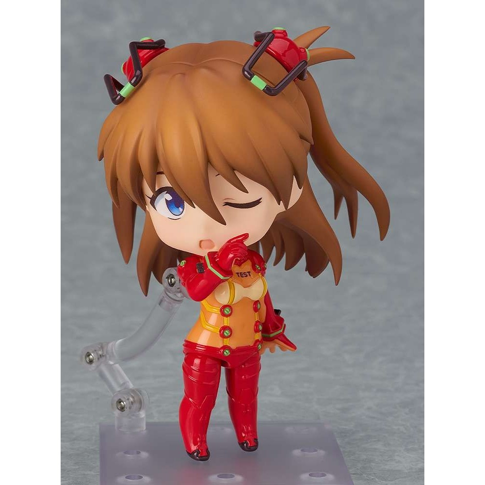 GOOD SMILE COMPANY EVANGELION 2.0 ASUKA LANGLEY PLUGSUIT NENDOROID PVC ACTION FIGURE