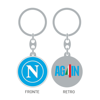 NAPOLI SSC AG4IN METAL KEYCHAIN