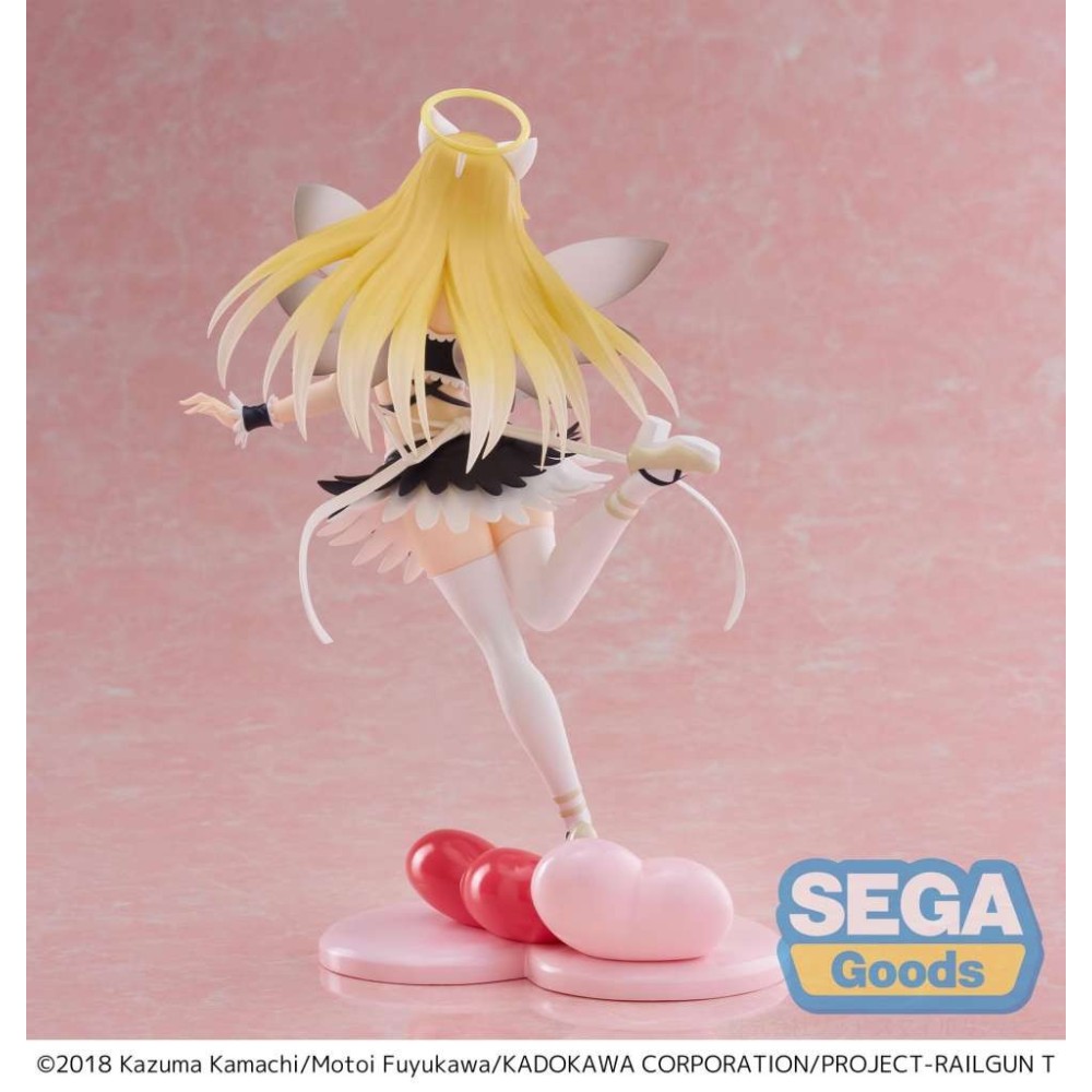 SEGA GOODS A CERTAIN SCIENTIFIC RAILGUN T MISAKI FALLEN ANGEL MAID LUMINASTA STATUE PVC FIGURE