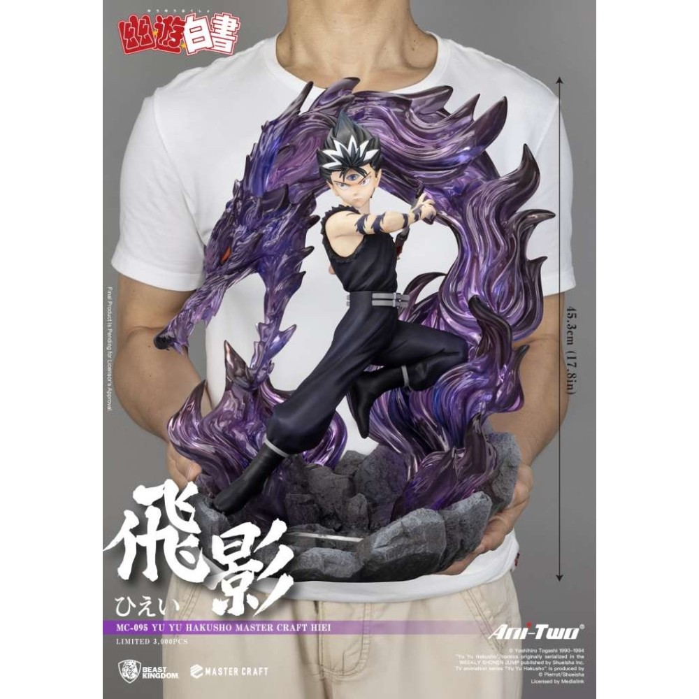 YU YU HAKUSHO HIEI MASTER CRAFT STATUA RESINA FIGURE BEAST KINGDOM