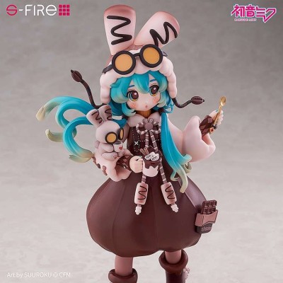 SEGA GOODS HATSUNE MIKU MARSHMALLOW HOT COCOA S-FIRE SERIES PVC FIGURE STATUE