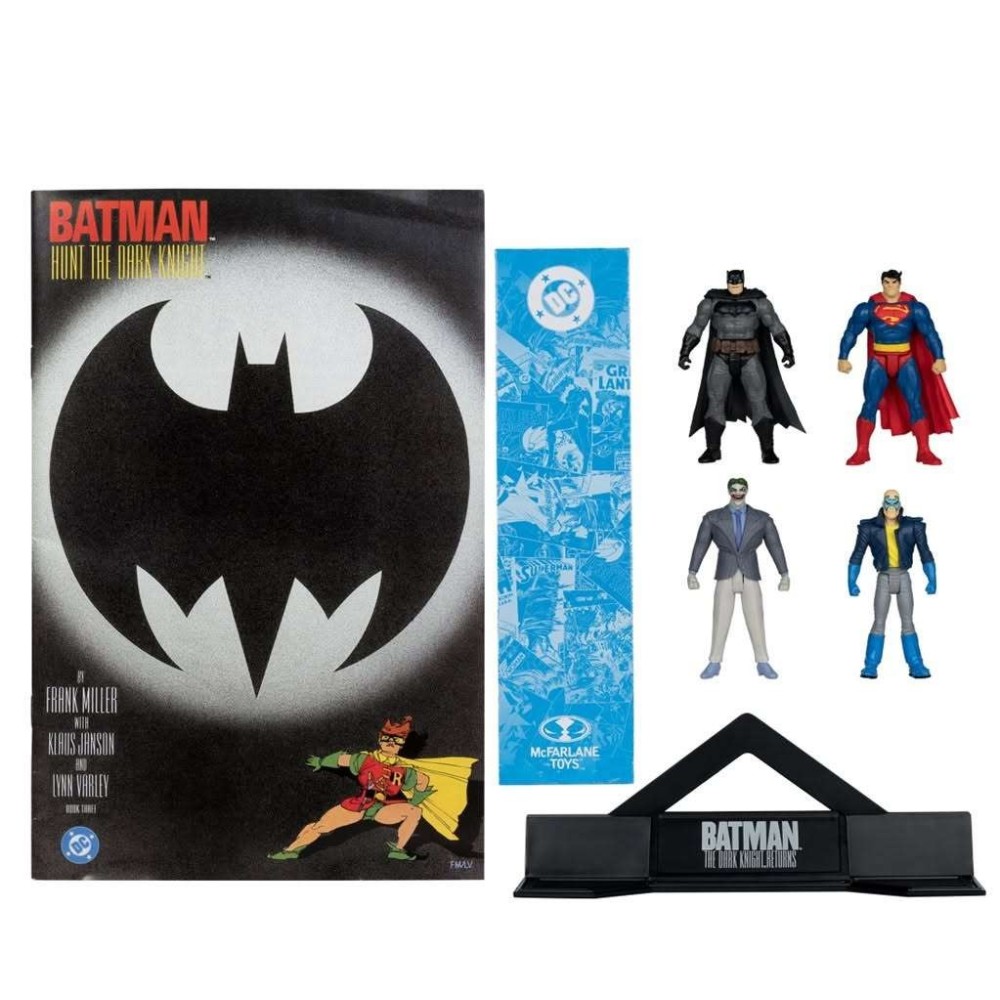 DC DIRECT THE DARK KNIGHT RETURNS 4-PACK MINI FIGURES MC FARLANE
