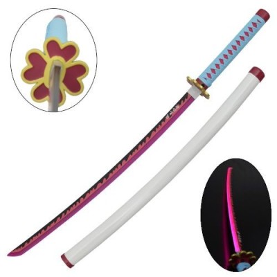 DEMON SLAYER KANAO MITSURI KANRONJI KATANA IN PLASTICA A LED REPLICA 103CM