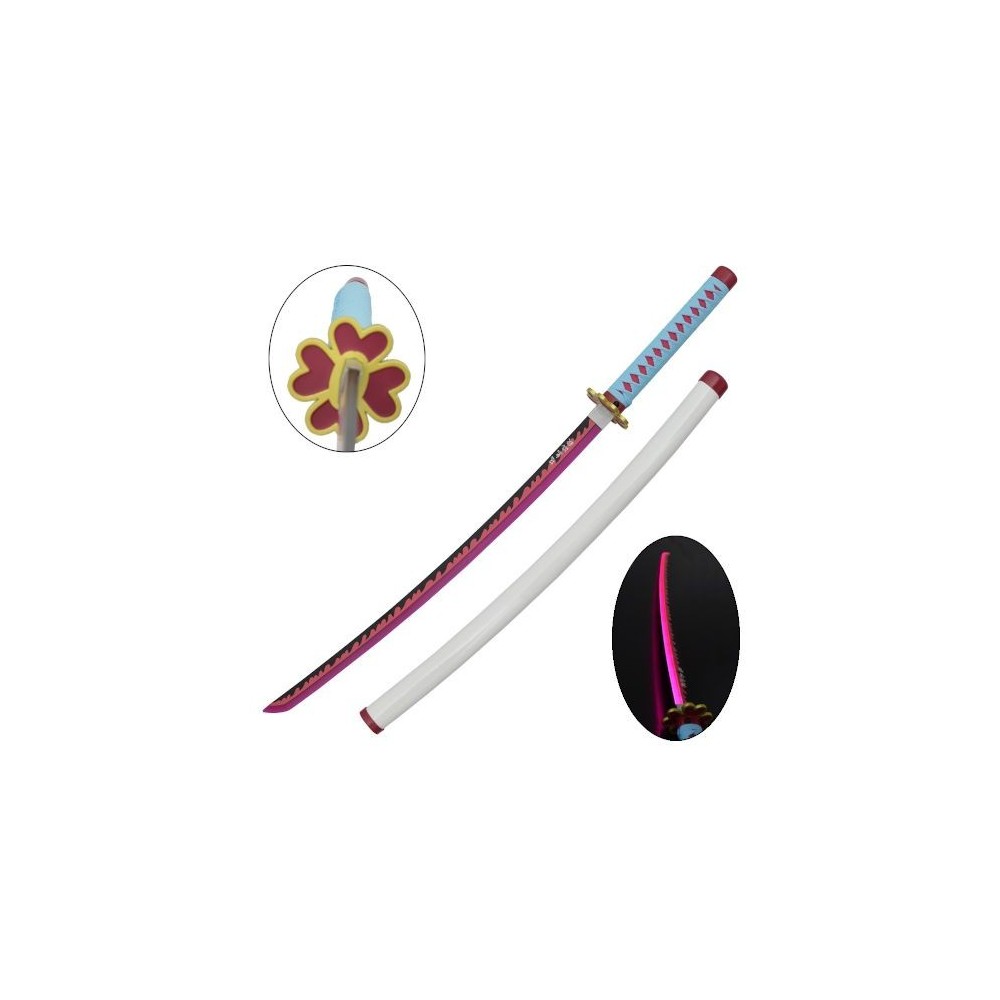 DEMON SLAYER KANAO MITSURI KANRONJI KATANA IN PLASTICA A LED REPLICA 103CM
