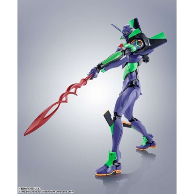 BANDAI THE ROBOT SPIRITS EVANGELION EVA 01 SPEAR OF CASSIUS NEW COLOR ACTION FIGURE