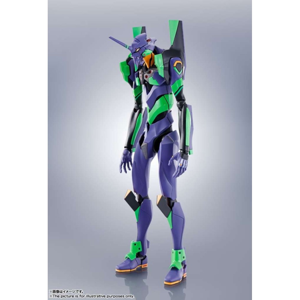 THE ROBOT SPIRITS EVANGELION EVA 01 SPEAR OF CASSIUS ACTION FIGURE BANDAI
