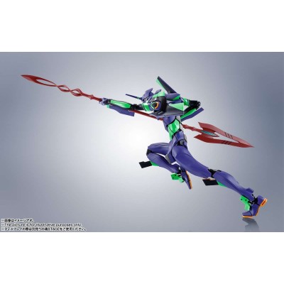 THE ROBOT SPIRITS EVANGELION EVA 01 SPEAR OF CASSIUS ACTION FIGURE BANDAI