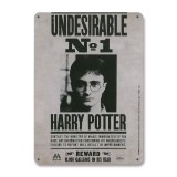 HARRY POTTER UNDESIRABLE NO1 REWARD TIN SIGN TARGA REPLICA LOGOSHIRT