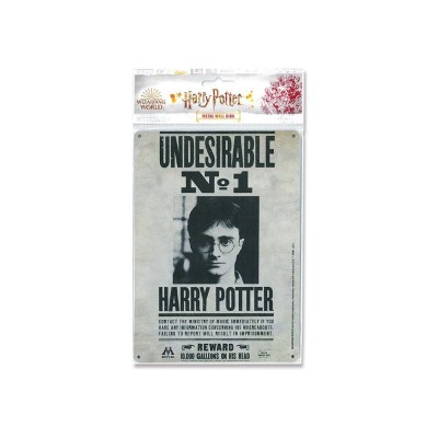 LOGOSHIRT HARRY POTTER UNDESIRABLE NO1 REWARD TIN SIGN REPLICA