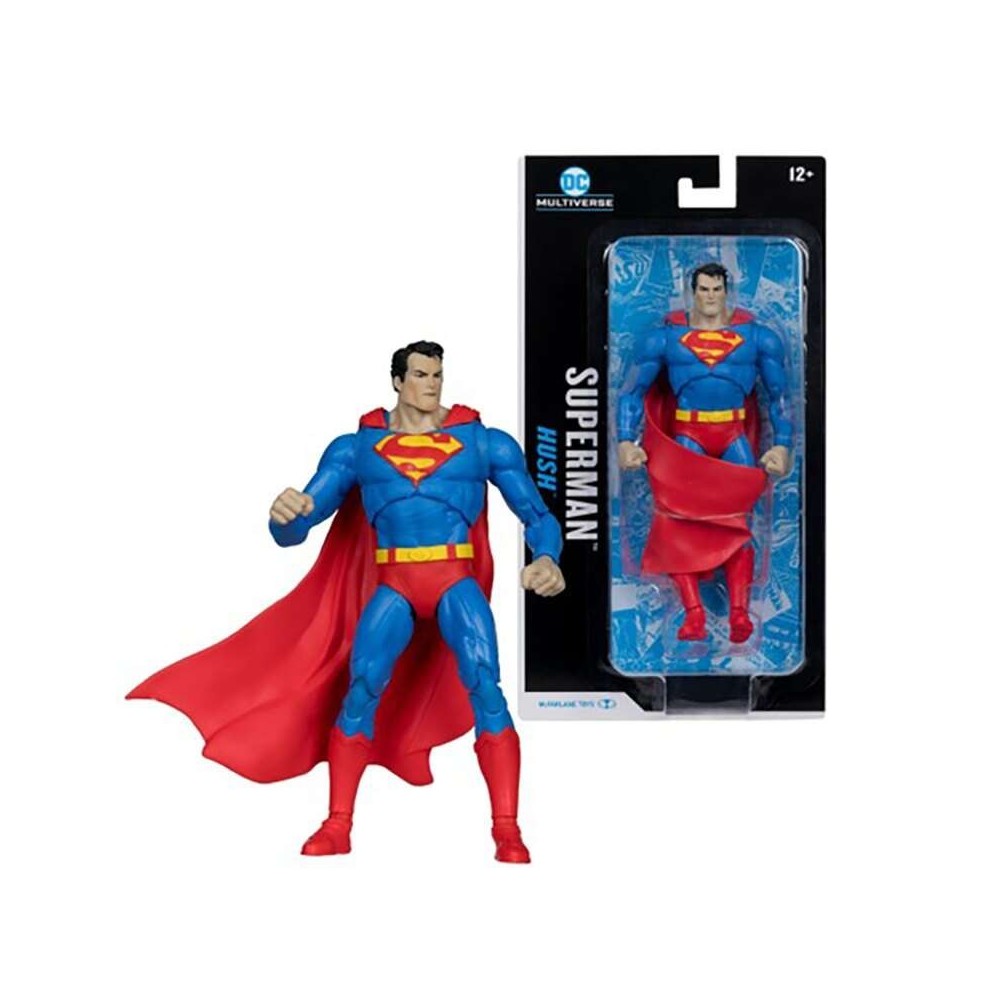 MC FARLANE DC MULTIVERSE SUPERMAN HUSH PVC 18CM ACTION FIGURE