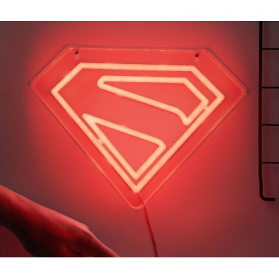 SUPERMAN LOGO LED NEON LIGHT LAMPADA DA MURO PALADONE PRODUCTS