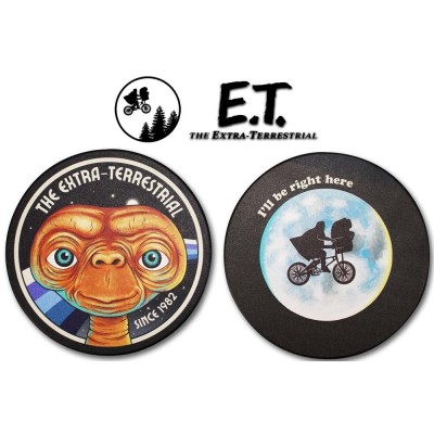 E.T. L'EXTRATERRESTRE SET 2 SOTTOBICCHIERI IN CERAMICA HALF MOON BAY