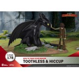 BEAST KINGDOM D-STAGE HOW TO TRAIN YOUR DRAGON TOOTHLESS & HICCUP STATUE FIGURE