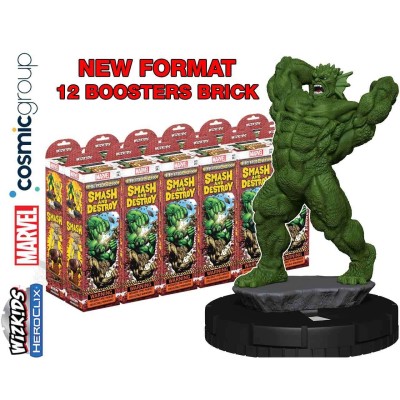 WIZKIDS MARVEL COMICS HEROCLIX SMASH & DESTROY 12 PIECES BOOSTER BRICK FIGURES