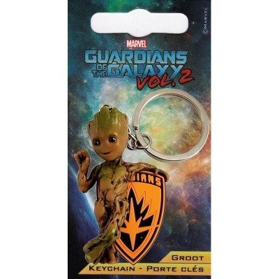 SEMIC GUARDIANS OF THE GALAXY BABY GROOT FIGURE KEYRING KEYCHAIN PORTACHIAVI