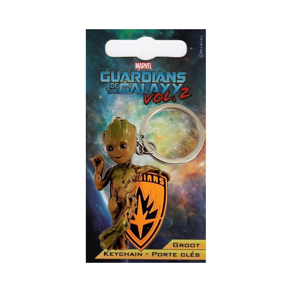 SEMIC GUARDIANS OF THE GALAXY BABY GROOT FIGURE KEYRING KEYCHAIN PORTACHIAVI