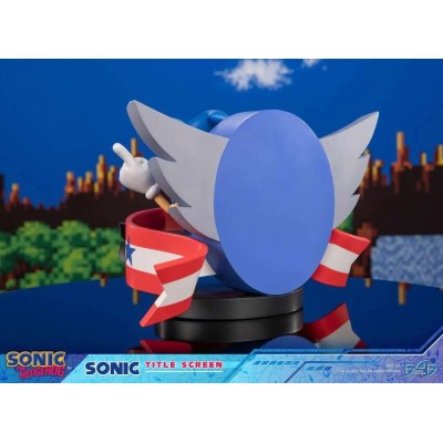 FIRST4FIGURES SONIC THE HEDGEHOG TITLE SCREEN STATUE RESIN FIGURE