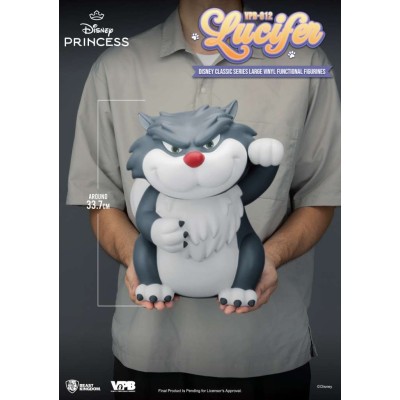 BEAST KINGDOM DISNEY PRINCESS LUCIFER LARGE VINYL PIGGY BANK STATUE FIGURE