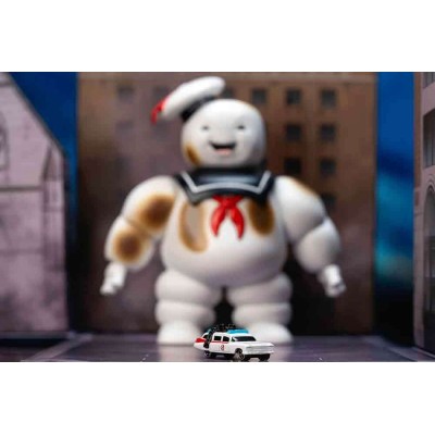 JADA TOYS GHOSTBUSTERS ECTO-1 STAY PUFT DIORAMA NANO SCENE REPLICA