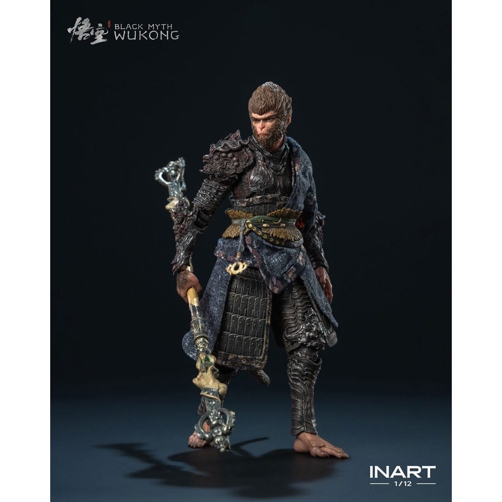 QUEEN STUDIOS COLLECTIBLES BLACK MYTH WUKONG THE DESTINED ONE DELUXE 1/12 SCALE PVC ACTION FIGURE