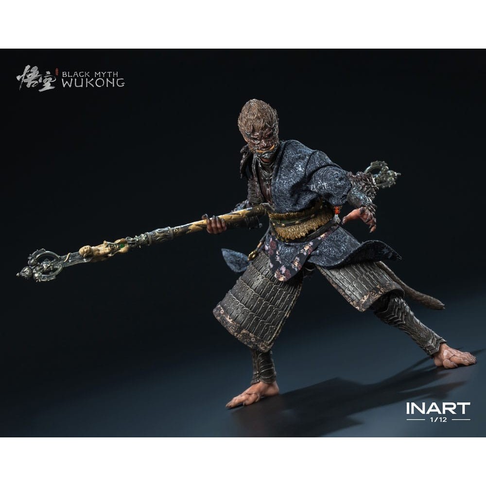 QUEEN STUDIOS COLLECTIBLES BLACK MYTH WUKONG THE DESTINED ONE DELUXE 1/12 SCALE PVC ACTION FIGURE