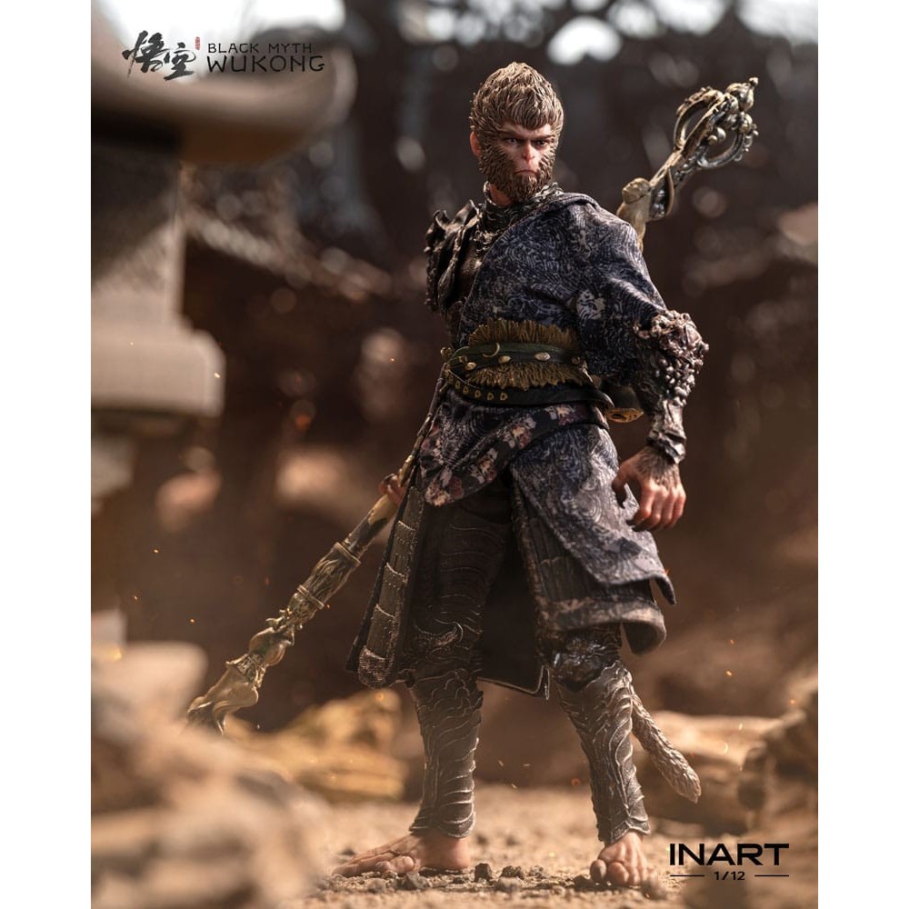 QUEEN STUDIOS COLLECTIBLES BLACK MYTH WUKONG THE DESTINED ONE DELUXE 1/12 SCALE PVC ACTION FIGURE