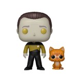 FUNKO FUNKO POP! TELEVISION STAR TREK DATA WITH SPOT PVC BOBBLE HEAD FIGURE