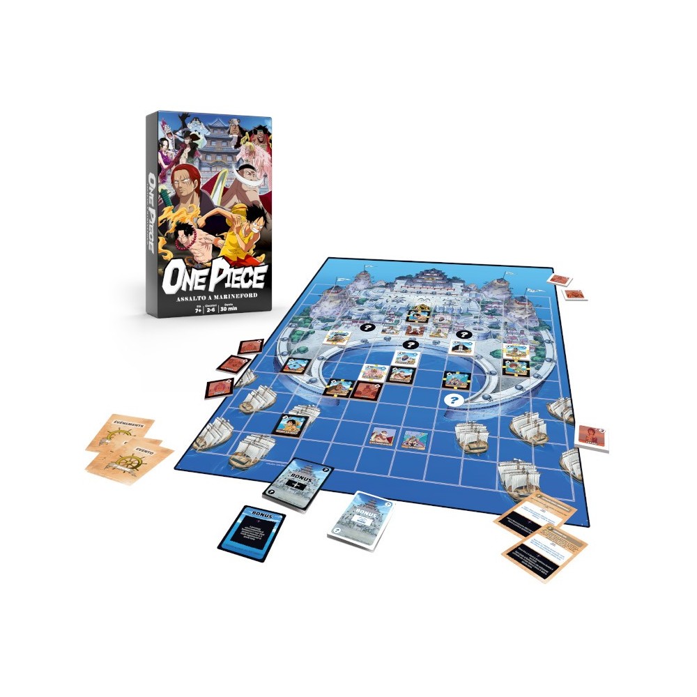MS EDIZIONI ONE PIECE ASSALTO A MARINEFORD ITALIAN BOARDGAME