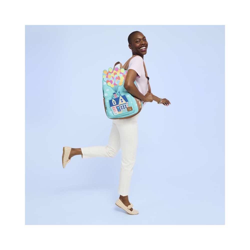 LOUNGEFLY DISNEY PIXAR UP ALL OVER PRINT NYOL FULL SIZE BACKPACK