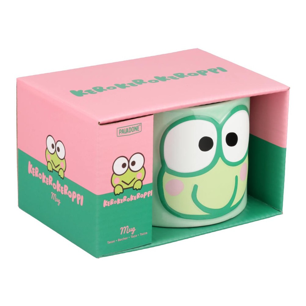 HELLO KITTY KEROKEROKEROPPI 3D MUG TAZZA 400ML PALADONE PRODUCTS