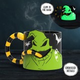 PALADONE PRODUCTS THE NIGHTMARE BEFORE CHRISTMAS OOGIE BOOGIE GLOW IN THE DARK 3D MUG 400ML