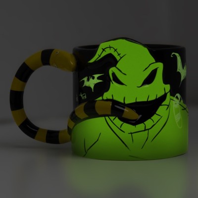 PALADONE PRODUCTS THE NIGHTMARE BEFORE CHRISTMAS OOGIE BOOGIE GLOW IN THE DARK 3D MUG 400ML
