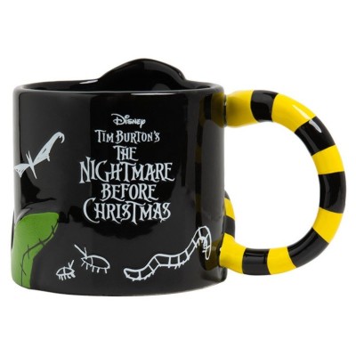 PALADONE PRODUCTS THE NIGHTMARE BEFORE CHRISTMAS OOGIE BOOGIE GLOW IN THE DARK 3D MUG 400ML