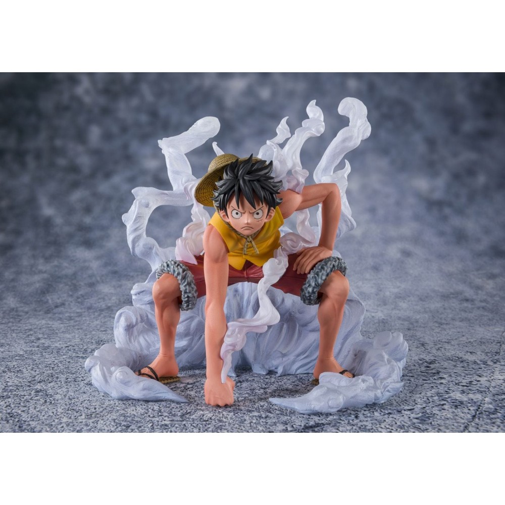 BANDAI ONE PIECE ZERO MONKEY D. LUFFY SUMMIT BATTLE FIGUARTS ZERO PVC STATUE FIGURE