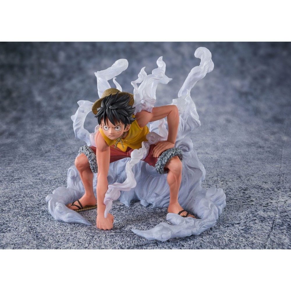 BANDAI ONE PIECE ZERO MONKEY D. LUFFY SUMMIT BATTLE FIGUARTS ZERO PVC STATUE FIGURE