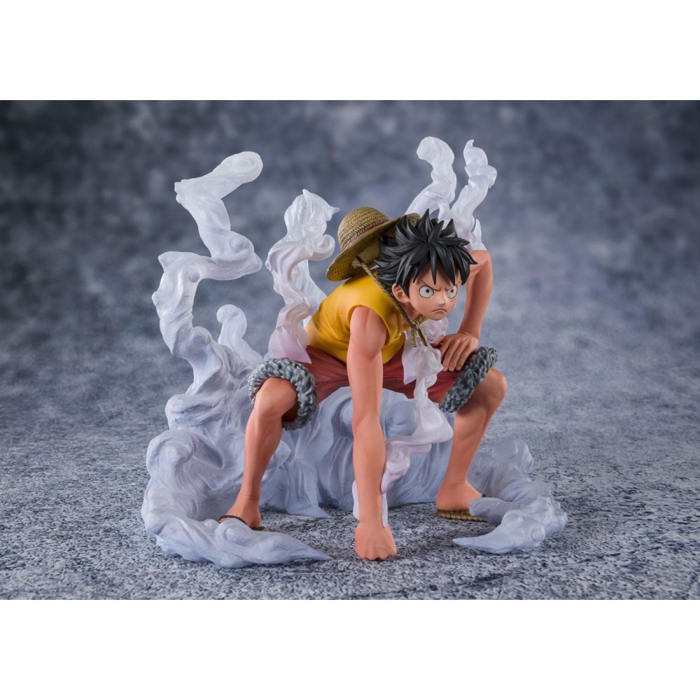BANDAI ONE PIECE ZERO MONKEY D. LUFFY SUMMIT BATTLE FIGUARTS ZERO PVC STATUE FIGURE
