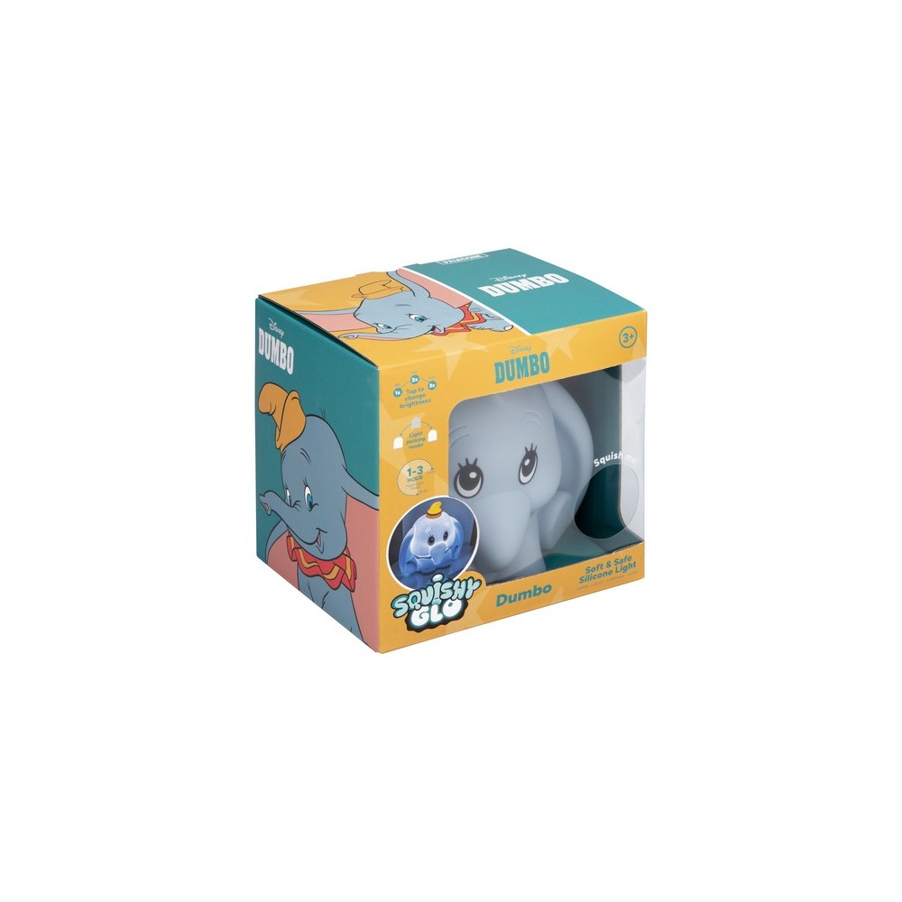 DISNEY DUMBO SQUISHYGLO SILICONE LAMPADA PALADONE PRODUCTS