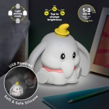 DISNEY DUMBO SQUISHYGLO SILICONE LAMPADA PALADONE PRODUCTS
