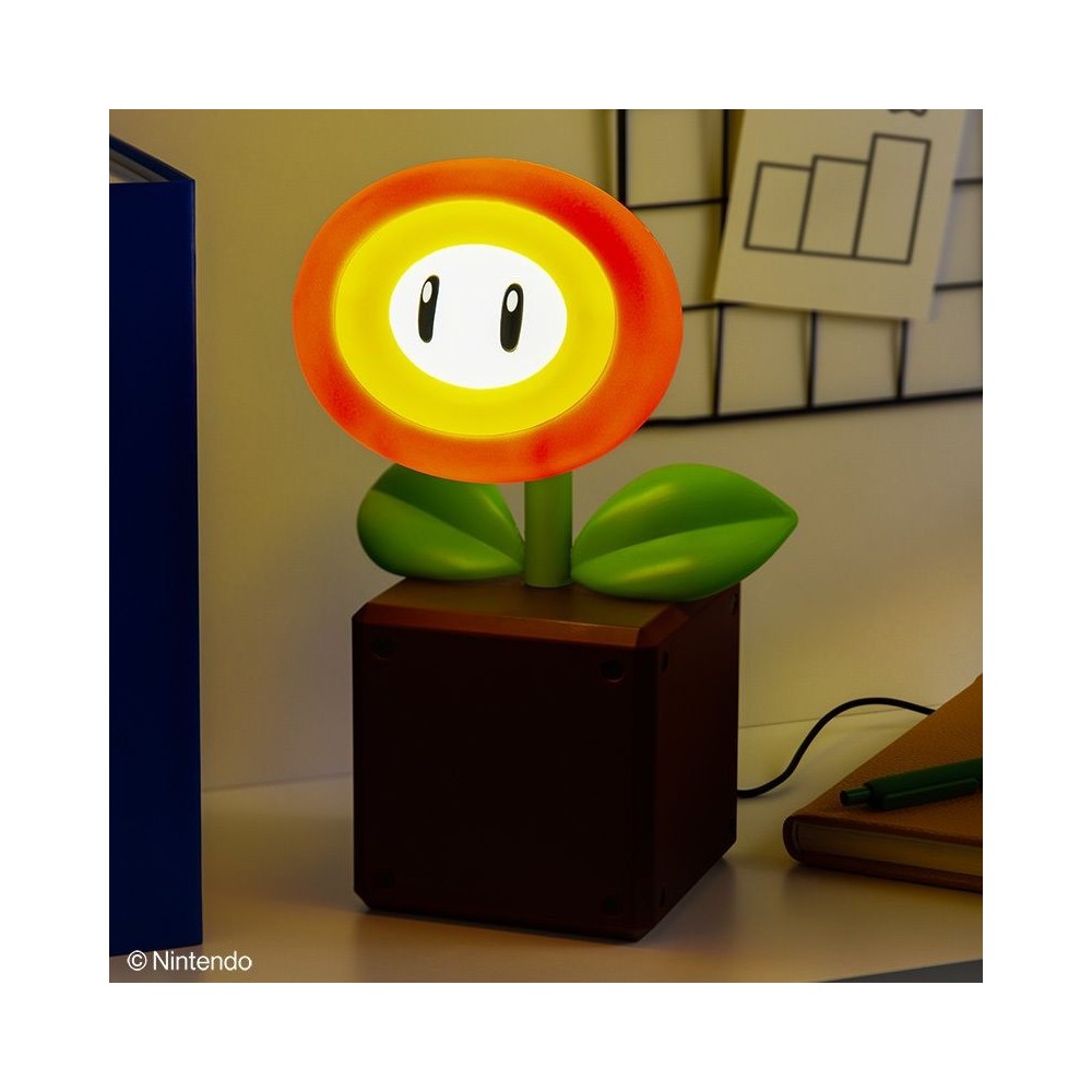 SUPER MARIO FIRE FLOWER LIGHT LAMPADA PALADONE PRODUCTS