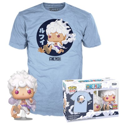 FUNKO POP! TEE ONE PIECE LUFFY GEAR 5 FIGURE E TSHIRT TAGLIA S FUNKO