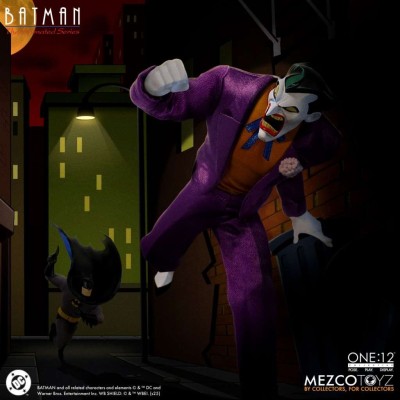 MEZCO TOYS BATMAN THE ANIMATED SERIES THE JOKER ONE:12 COLLECTIVE PVC ACTION FIGURE